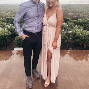 Show me your Mumu “Liz” dusty blush maxi dress